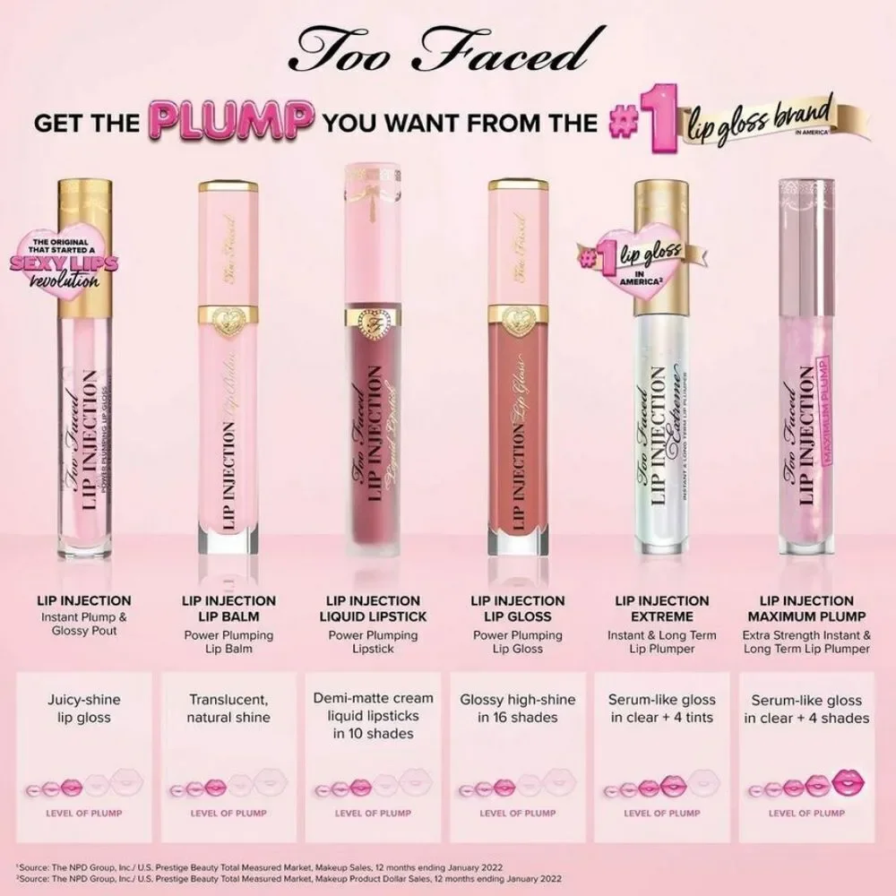 Too Faced new too